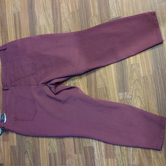 Ava & Viv Burgundy Skinny Jeans - Picture 3 of 6